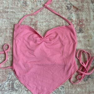 SHEIN Pink Tank Top Soft Rosy Cotton